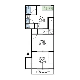 北村方【2階】の間取り