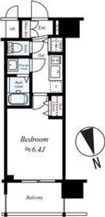 レオンコンフォート京橋【6階】の間取り