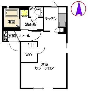 ラビアンローズIII【1階】の間取り