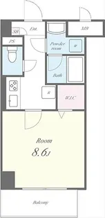 プラシード青山【3階】の間取り