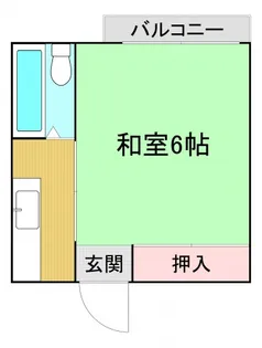 ハイツワダ【2階】の間取り