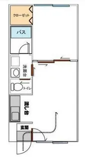 ピュアパレス栄町【5階】の間取り