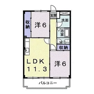 B・Bエイト【3階】の間取り