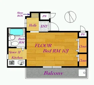 シャルム三原【2階】の間取り