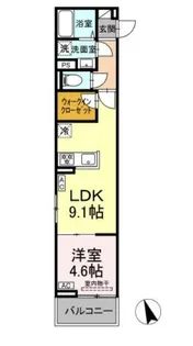 セレスティア池袋立教通り【2階】の間取り