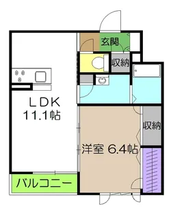 ゆいまーる【2階】の間取り