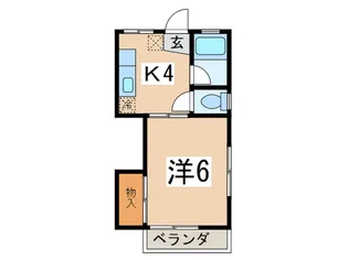 コ-ポ吉川【2階】の間取り