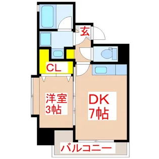 Linkuscout IZUMI【10階】の間取り