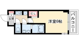 エスレジデンス新大阪ガーデン【3階】の間取り