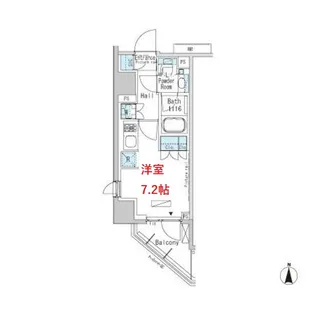 東京都大田区西蒲田8【マンション】の間取り