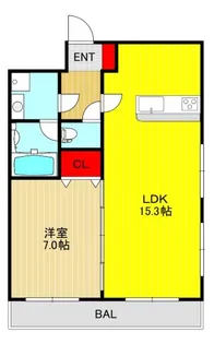 SOLEADO NAMIKI【6階】の間取り