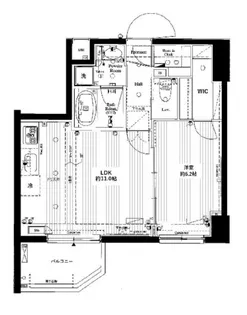 東京都台東区入谷1【マンション】の間取り
