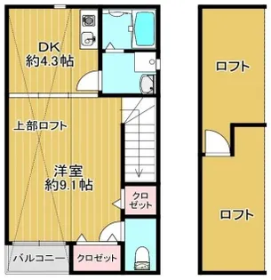 コート海老江【2階】の間取り