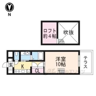 セント要法寺【5階】の間取り