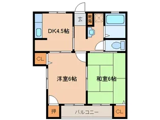 クランベリーハウス【1階】の間取り