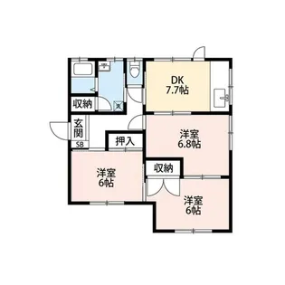 山梨県笛吹市石和町今井【一戸建】の間取り