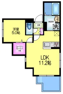 サニークレスト【4階】の間取り
