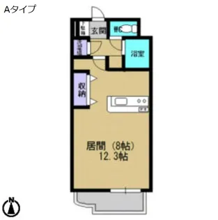 レクエルドユーミー【1階】の間取り