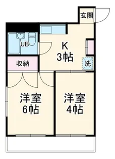 東川口宝レジデンス【3階】の間取り