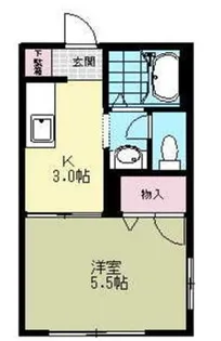 アルス・ユウ【1階】の間取り