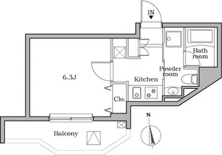 東京都大田区蒲田5【マンション】の間取り