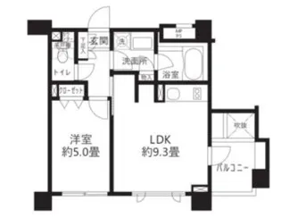 クリオ渋谷ラ・モード【5階】の間取り