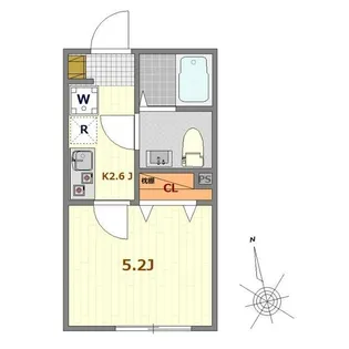 東京都葛飾区堀切4【アパート】の間取り