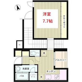 東京都大田区山王1【マンション】の間取り