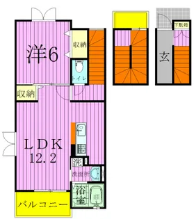 サンリット・オークIV【3階】の間取り