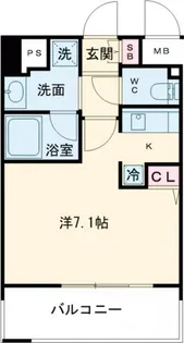 大阪府茨木市双葉町【マンション】の間取り