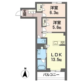 さくらハウス【3階】の間取り