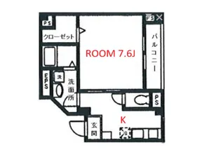 神奈川県横浜市神奈川区六角橋2【マンション】の間取り