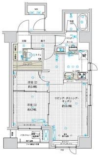 アスブルーム奥浅草【7階】の間取り