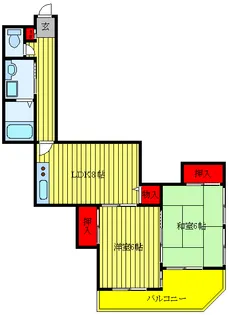 サン・リベラル【3階】の間取り