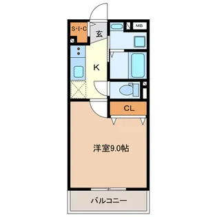 La Fenice【2階】の間取り