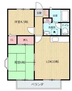 サンライフ春日部A【1階】の間取り