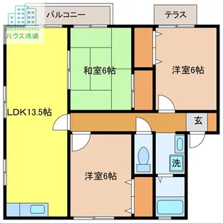 セジュール久山台【1階】の間取り