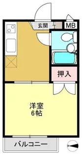 パールハイツ小鯛【2階】の間取り