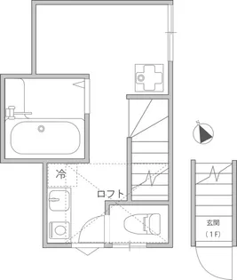 Bハウス東大井【2階】の間取り