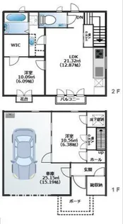 東京都小平市仲町【一戸建】の間取り