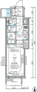 ディアレイシャス名古屋中村公園【9階】の間取り