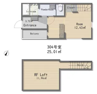 Grand弐番館【3階】の間取り