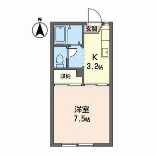 ハウディ・スライブ【1階】の間取り