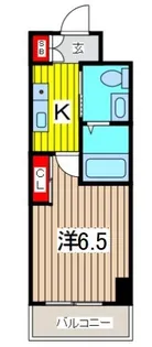 アクシーズグランデ蕨IV【6階】の間取り