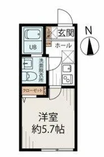ネオステージ舟渡【3階】の間取り