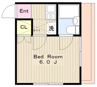 イリス三田【2階】の間取り