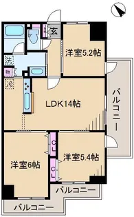 クロスレジデンス東十条【2階】の間取り