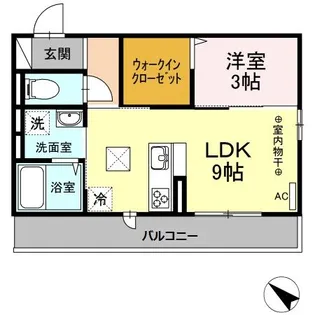 カルミア【1階】の間取り