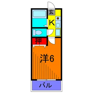 ジョイフル亀有【1階】の間取り
