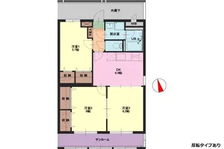 パックス【1階】の間取り